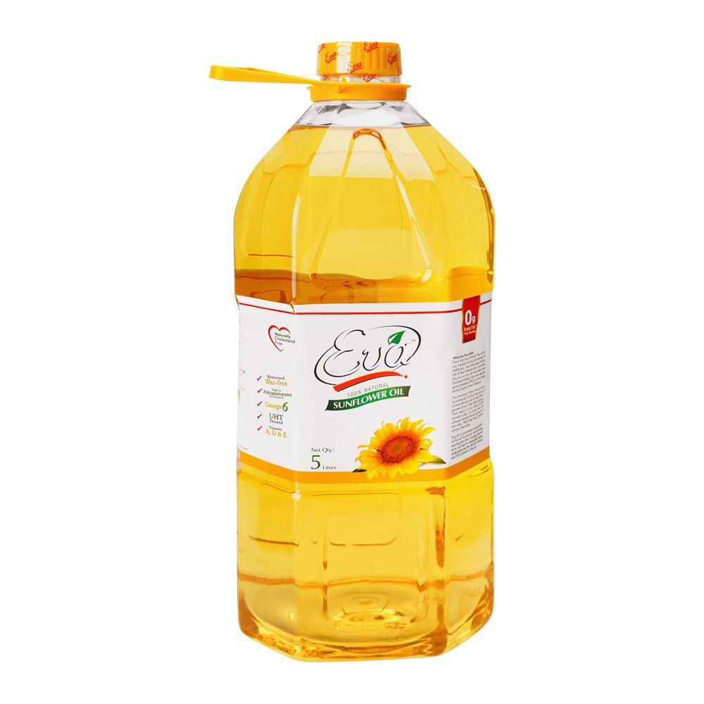 Eva Sunflower Oil Bottle, 5 Liter - Main Image
