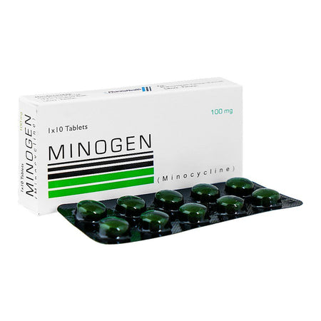 Minogen Tablets, 100mg Box (10 Tablets) - Main Image