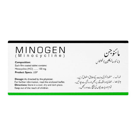 Minogen Tablets, 100mg Box (10 Tablets) - Image 2
