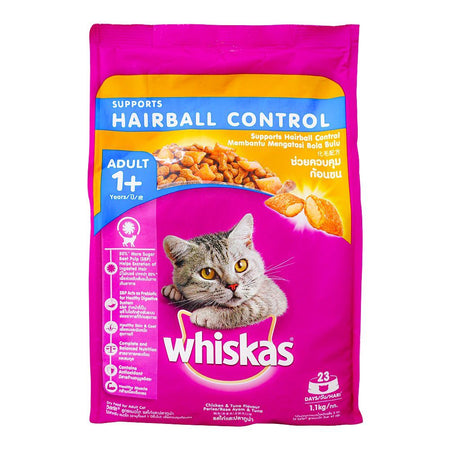 Whiskas Hair Ball Control Cat Food, 1.1Kg - Main Image