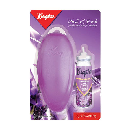 Kingtox Push & Fresh Mini Air Freshener Kit, Lavender, 14ml - Main Image