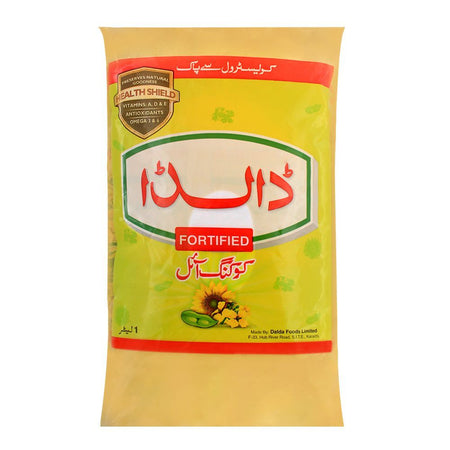 Dalda Fortified Cooking Oil Pouch 1 Litre - Main Image