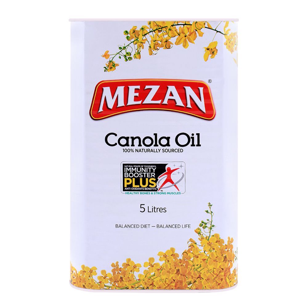 Mezan Canola Oil 5 Litres Tin - Main Image