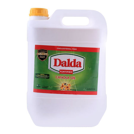 Dalda Canola Oil, Fortified, 16 Litres, Plastic Can - Main Image