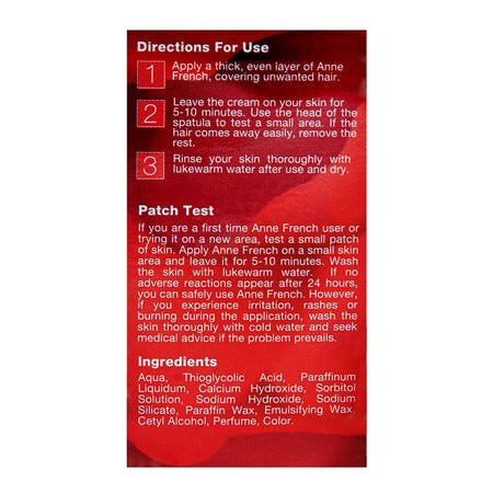 Anne French Rose Fragrance Hair Removing Lotion 40gm - Image 4
