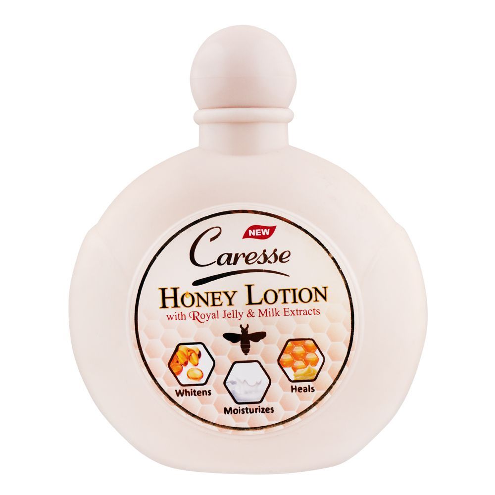 Caresse Royal Jelly & Milk Extract Honey Lotion, 220ml - Main Image