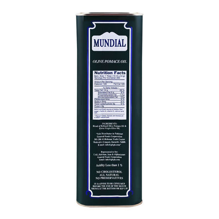 Mundial Olive Pomace Oil 4 Litres - Image 2