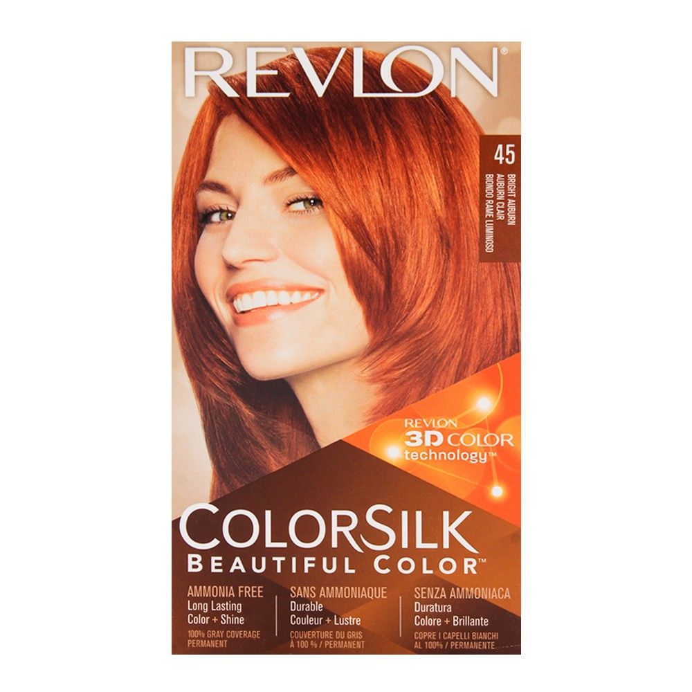 Revlon Colorsilk Bright Auburn Hair Color 45 - Main Image