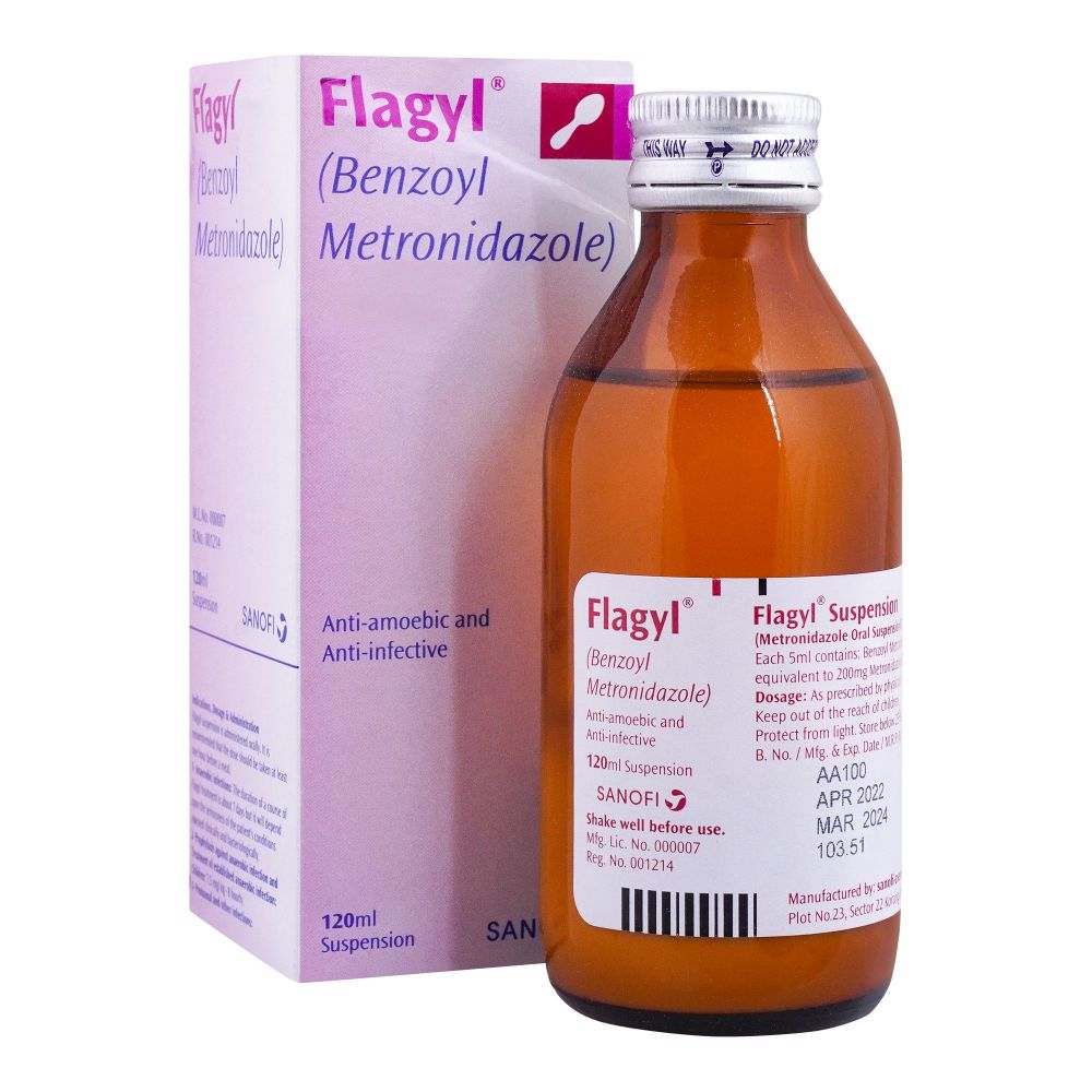 Flagyl Suspension, 120ml - Main Image
