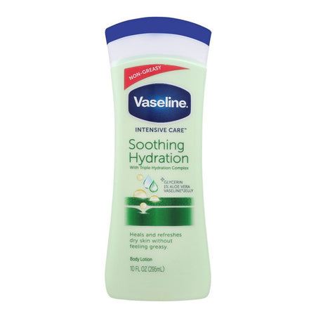 Vaseline Intensive Care Soothing Hydration Aloe Vera Body Lotion, Non-Greasy, Imported, 295ml - Main Image