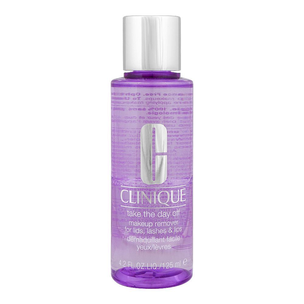 Clinique Take The Day Off Makeup Remover, For Lids/Lashes & Lips, 125ml - Main Image