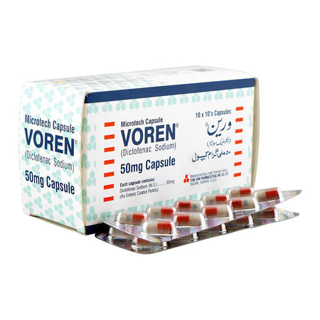 Yung Shin Pharmaceuticals Voren Capsule, 50mg, 1-Strip - Main Image