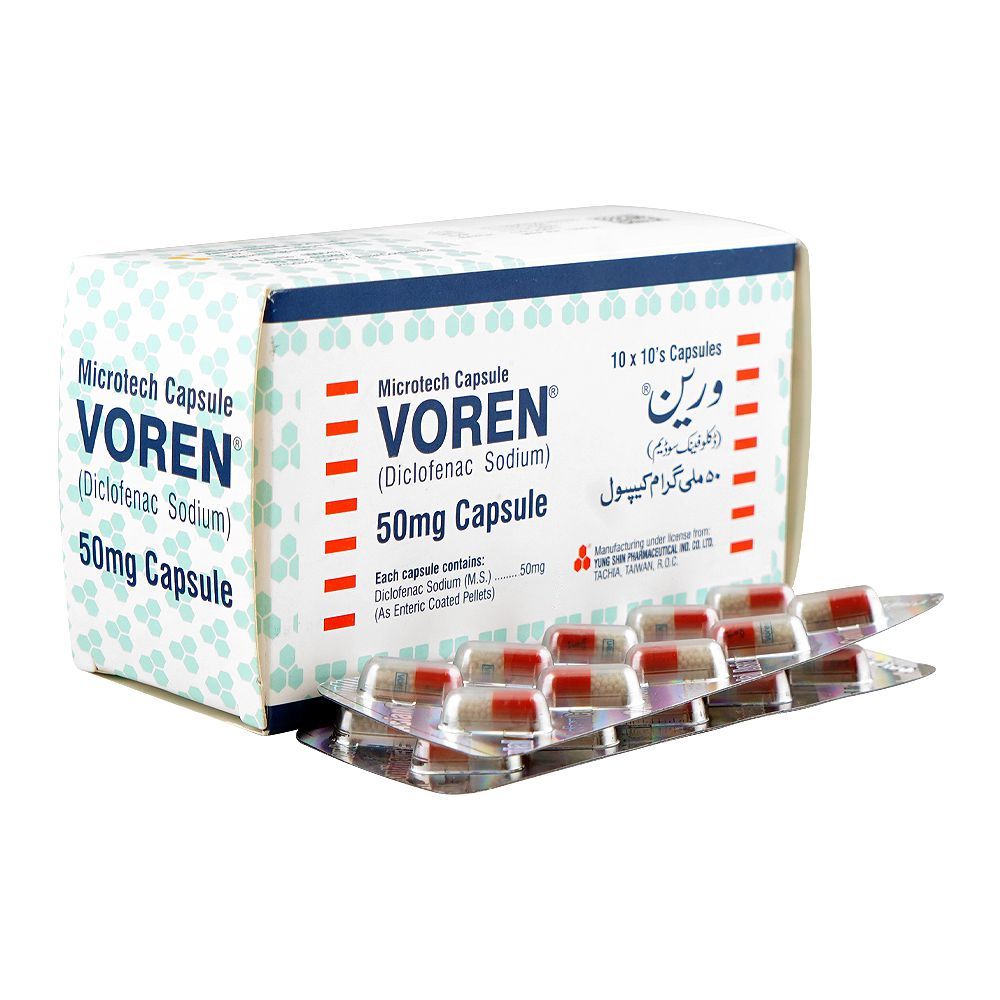 Yung Shin Pharmaceuticals Voren Capsule, 50mg, 1-Strip - Main Image