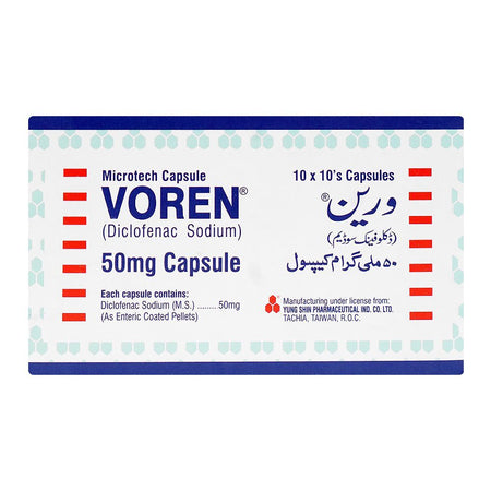 Yung Shin Pharmaceuticals Voren Capsule, 50mg, 1-Strip - Image 2