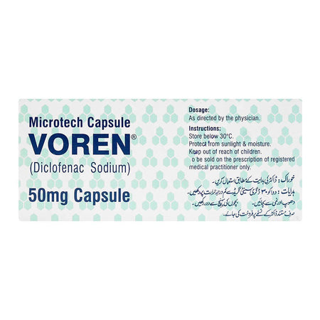 Yung Shin Pharmaceuticals Voren Capsule, 50mg, 1-Strip - Image 3