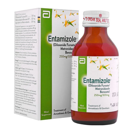 Abbott Entamizole Suspension, 90ml - Main Image