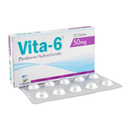Le Mendoza Pharmaceutical Vita-6 Tablet, 50mg, 20-Pack - Main Image