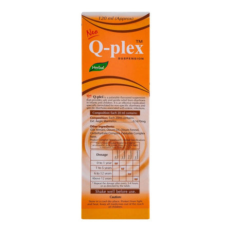 Woodward Herbal Q-Plex Suspension, 120ml - Image 3