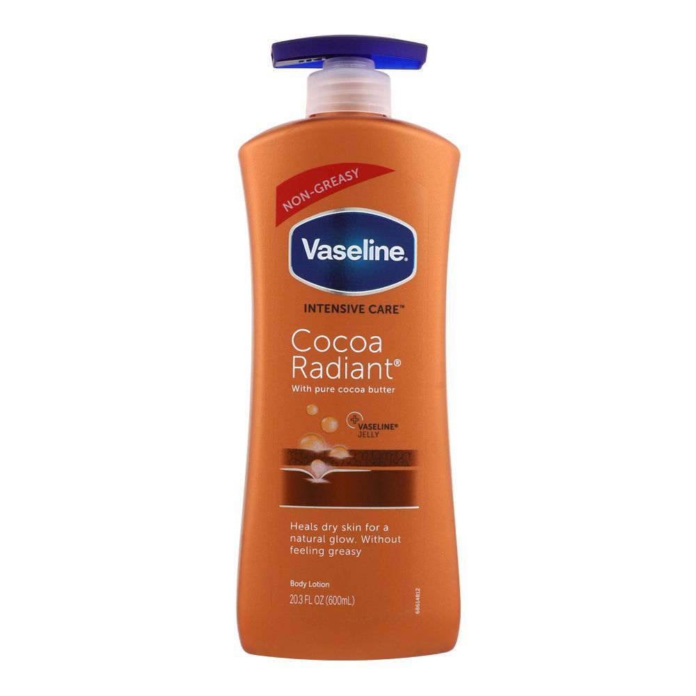 Vaseline Intensive Care Cocoa Radiant Body Lotion, Pump, 600ml - Main Image
