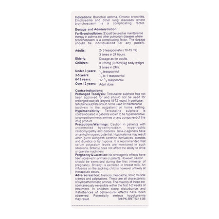 Barrett Hodgson Britanyl Syrup, 60ml - Image 5