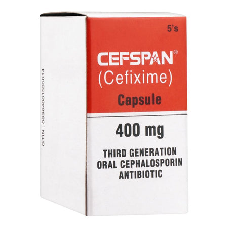 Barrett Hodgson Cefspan Capsule, 5-Pack, 400mg - Main Image