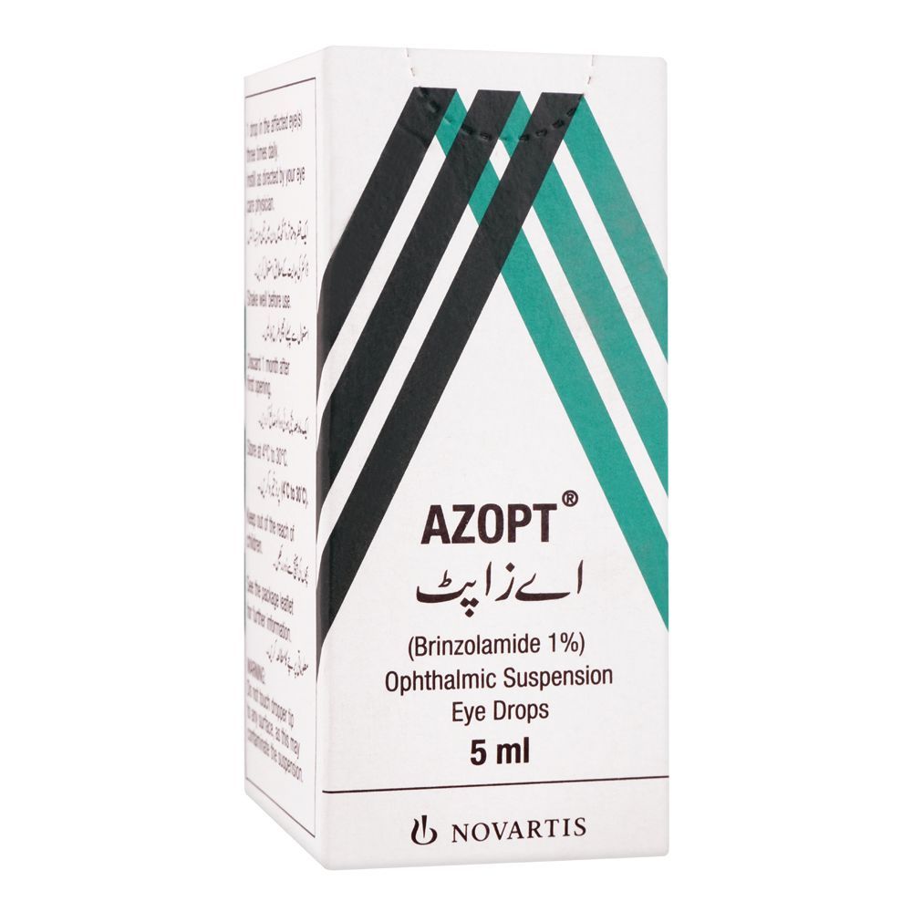 Novartis Pharmaceuticals Azopt Ophthalmic Solution Eye Drops, 5ml - Main Image