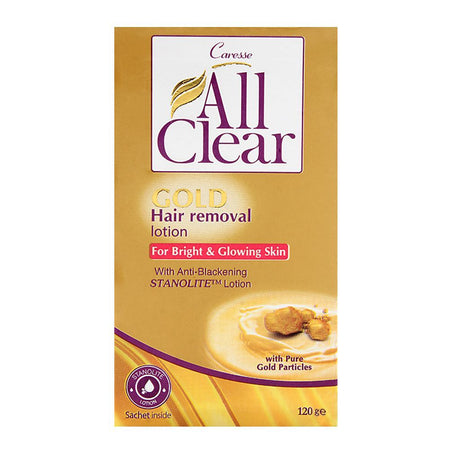 Caresse All Clear Gold Hair Removal Lotion 120g - Image 3