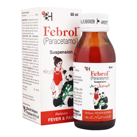 Barrett Hodgson Febrol Suspension, 60ml - Main Image