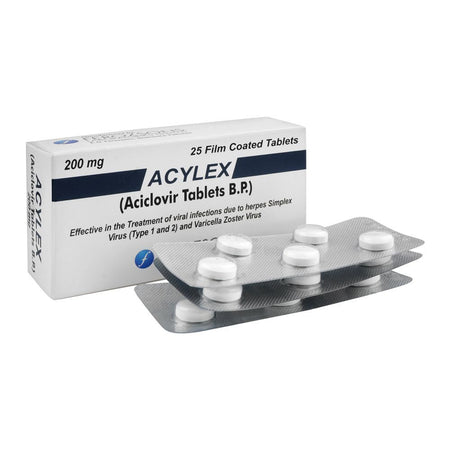 Ferozsons Laboratories Acylex Tablet, 200mg, 25-Pack - Main Image