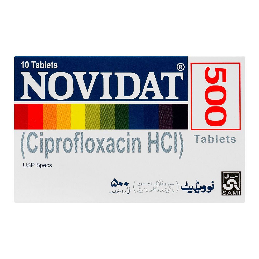 Sami Pharmaceuticals Novidat Tablet, 500mg, 10-Pack - Image 2
