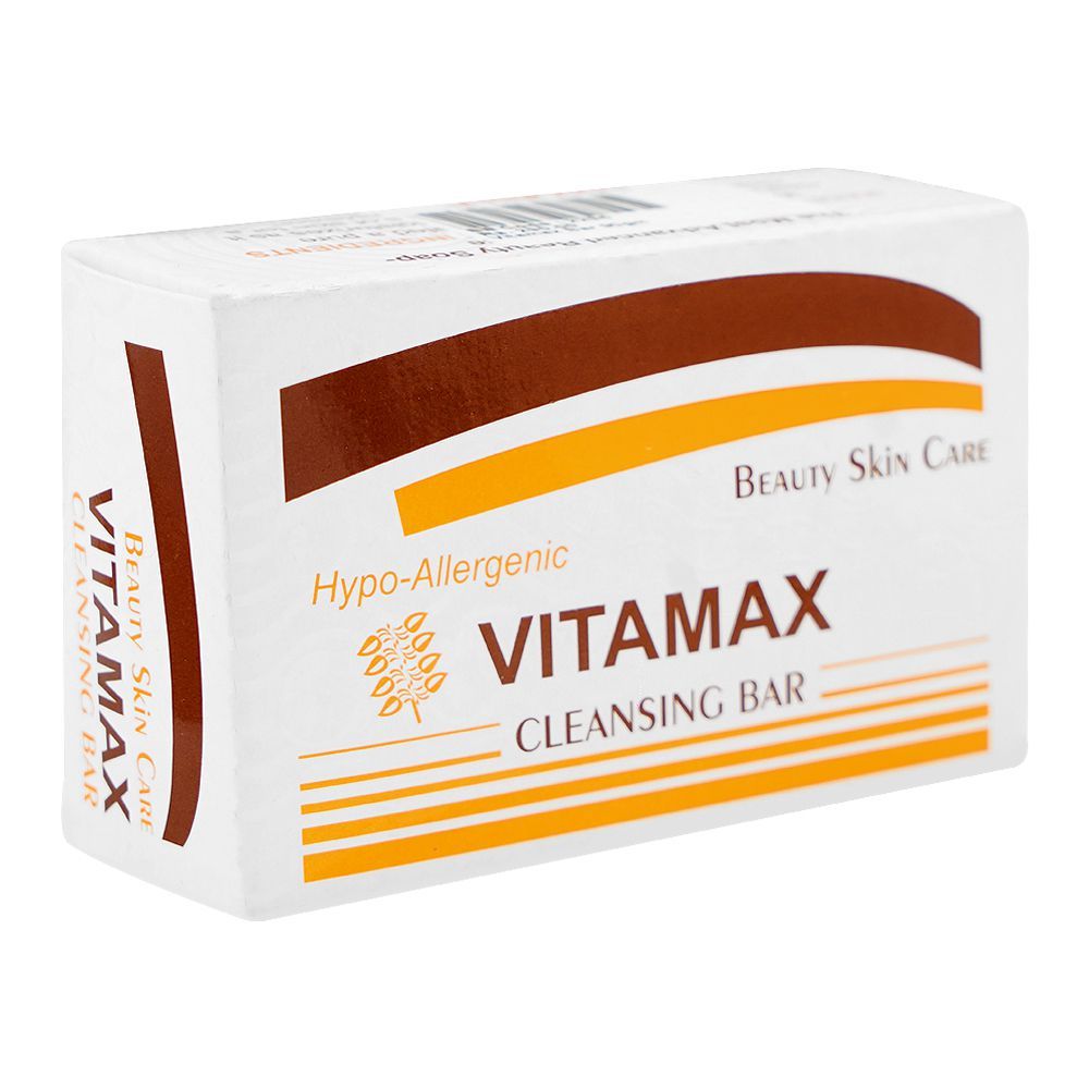 Derma Techno Vitamax Cleansing Bar, Hypo-Allergenic, Glycerin, For All Types of Skin, 90g - Main Image