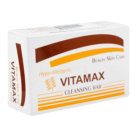 Derma Techno Vitamax Cleansing Bar, Hypo-Allergenic, Glycerin, For All Types of Skin, 90g - Main Image