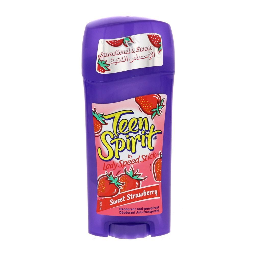 Lady Speed Stick Teen Spirit Sweet Strawberry Deodorant Stick, 65g - Main Image
