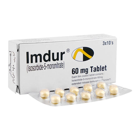 Barrett Hodgson Imdur Tablet, 60mg, Strip - Main Image