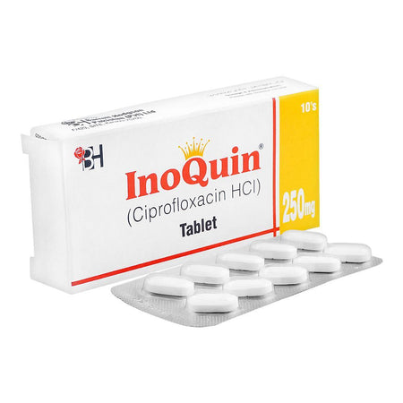 Barrett Hodgson Inoquin Tablet, 250mg, 10-Pack - Main Image