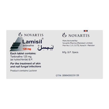 Novartis Pharmaceuticals Lamisil Tablet, 125mg, 10-Pack - Image 2