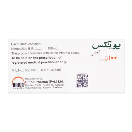 Hilton Pharma Unix Tablet, 100mg, 20-Pack - Image 2