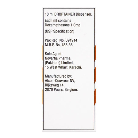 Novartis Pharmaceuticals Maxidex Ophthalmic Suspension, 10ml - Image 3