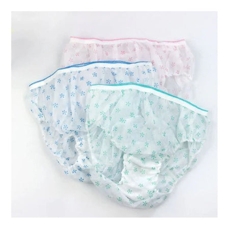 Women's Dana Disposable Panties Set, Plain, Mix Color, 6-Pack - Image 3