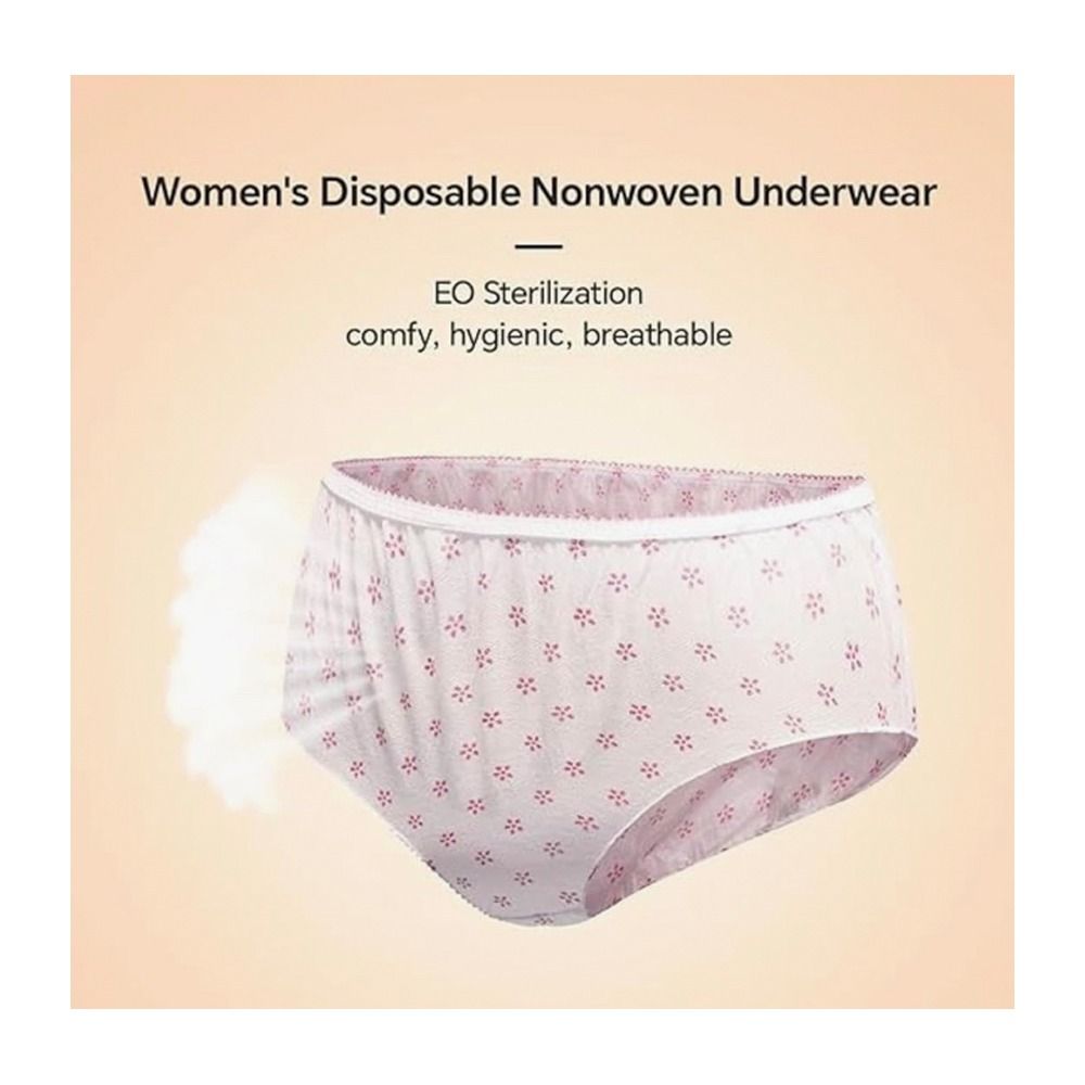 Women's Dana Disposable Panties Set, Cotton, Mix Color, 6-Pack - Image 5
