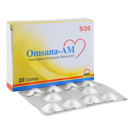 Hilton Pharma Omsana-AM Tablet, 5/20mg, 20-Pack - Main Image