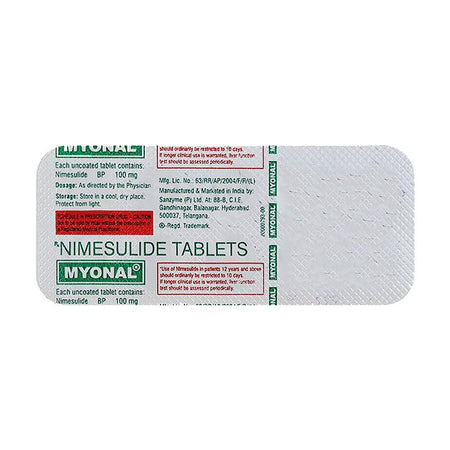 Hilton Pharma Myonal Tablet, 50mg, 1-Strip - Image 2