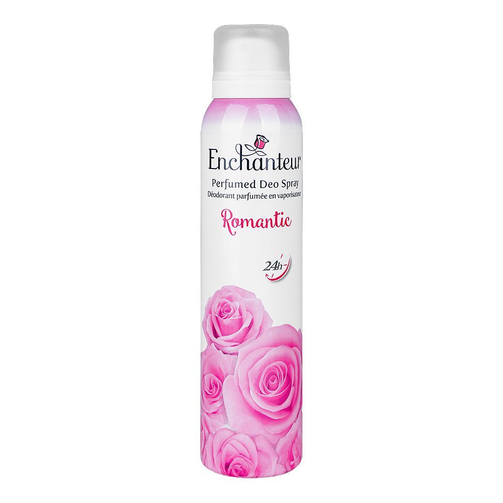 Enchanteur Romantic Perfumed Deodorant Spray, Anti-Perspirant, 24 Hours Lasting, For Women, 150ml - Main Image