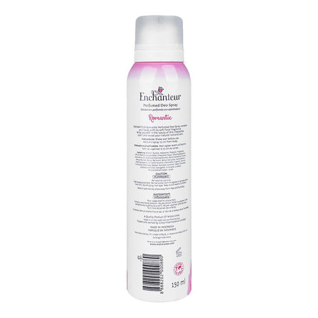 Enchanteur Romantic Perfumed Deodorant Spray, Anti-Perspirant, 24 Hours Lasting, For Women, 150ml - Image 2
