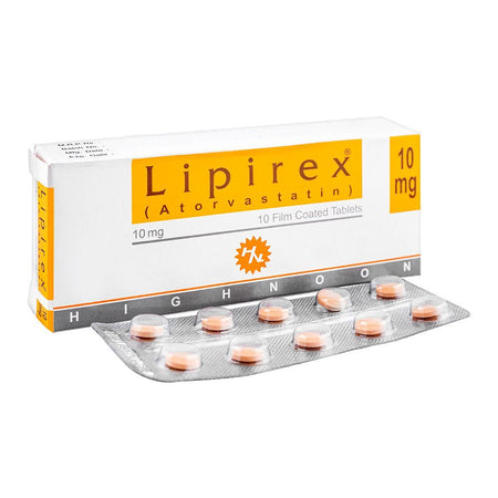 Highnoon Laboratories Lipirex Tablet, 10mg, 10-Pack - Main Image