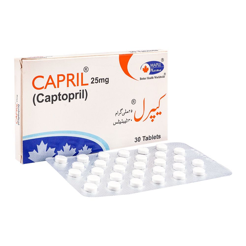 Maple Pharma Capril Tablet, 25mg, 30-Pack - Main Image