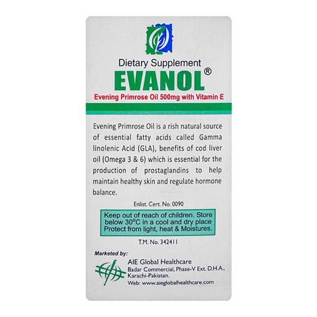 AIE Global Healthcare Evanol Capsule, 30-Pack - Image 2