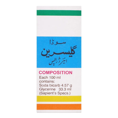 Sapient Pharma Soda Glycerine Ear Drops, 10ml - Image 2