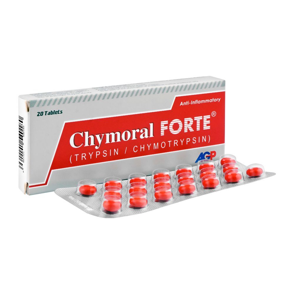 AGP Pharma Chymoral Forte Tablet, Anti-Inflammatory, 20-Pack - Main Image