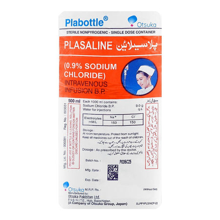 Otsuka Pharmaceutical Plabottle Plasaline 500cc, 500ml - Image 2